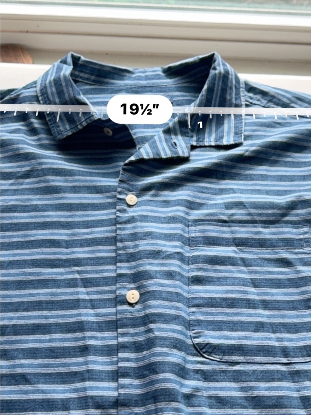 Vineyard Vines Blue Striped Casual Button-Down Shirt